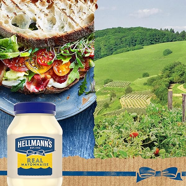 HELLMANN’S REAL MAYONNAISE PACK OF 15 TUB FOR FOODSERVICE MADE WITH QUALITY INGREDIENTS 30 OZ