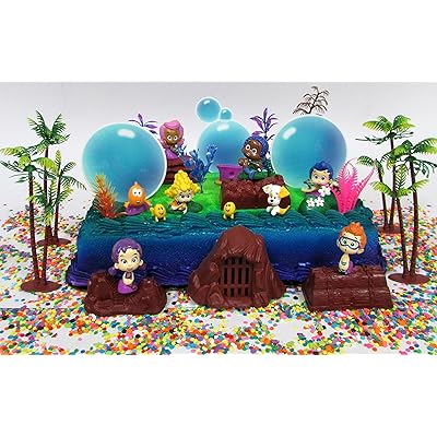 Bubble Guppies Birthday Cake Topper Set with Figures Kuwait Ubuy