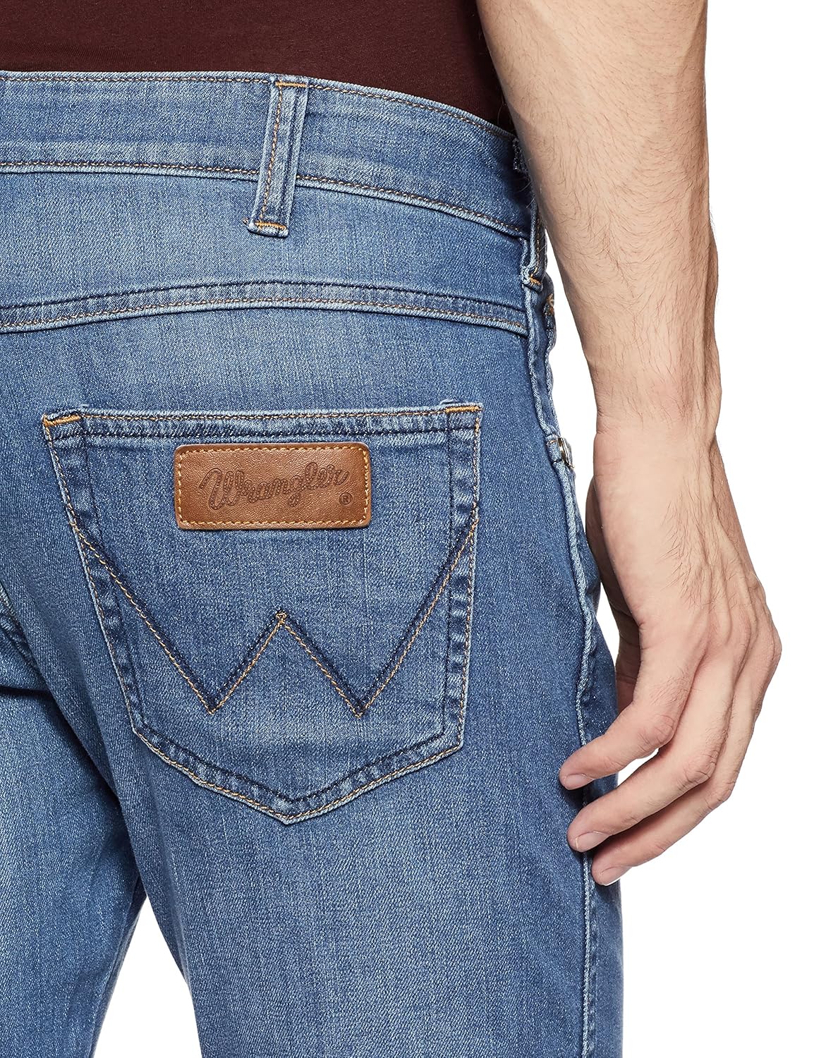 wrangler men's skinny fit jeans