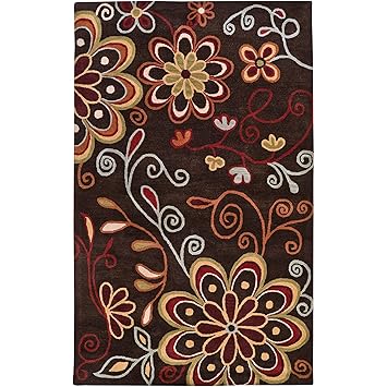 Surya Athena ATH5037 Transitional Hand Tufted 100 Wool Espresso 4 Squa