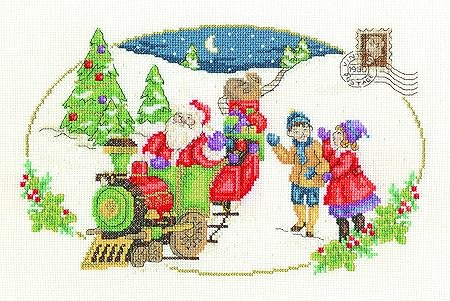 Immagini Babbo Natale Vintage.Dmc Vintage Babbo Natale Kit Per Ricamo A Punto E Croce In Puro Cotone Colore Multicolore Amazon It Casa E Cucina