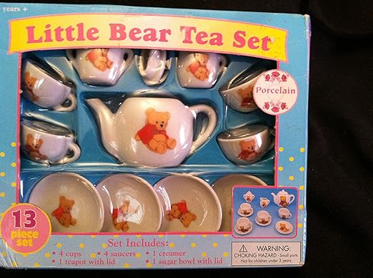 teddy bear tea set 1996
