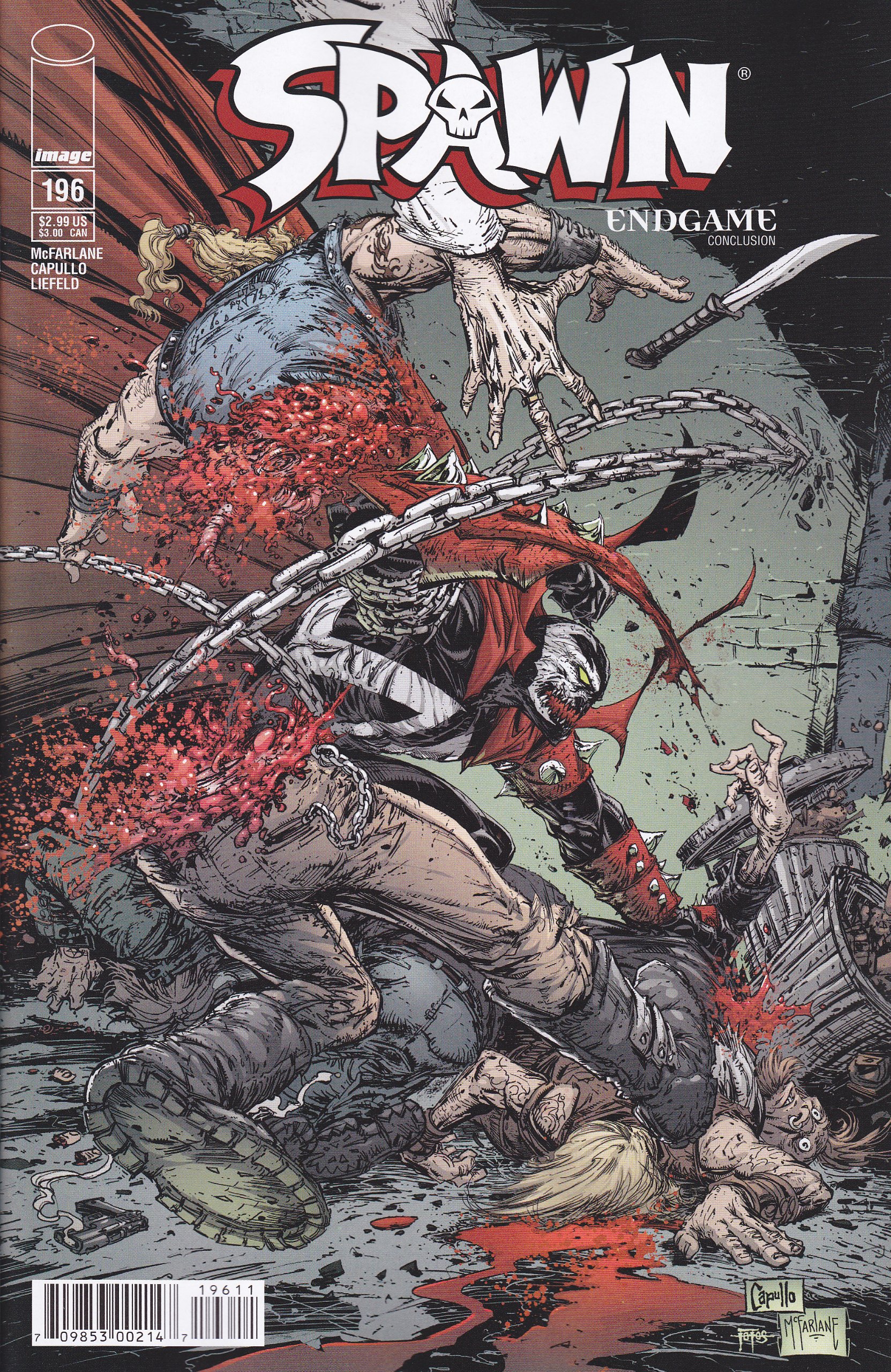 Spawn 196 Cover A Endgame Conclusion Todd Mcfarlane Greg Capullo Todd Mcfarlane Rob Liefeld Amazon Com Books