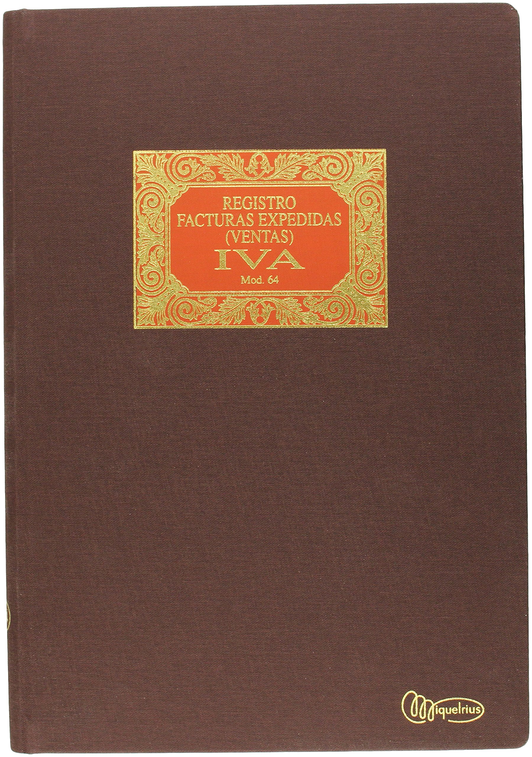 Miquel Rius 5064 - VAT Sales Book, A4, Natural [in Foreign Language]