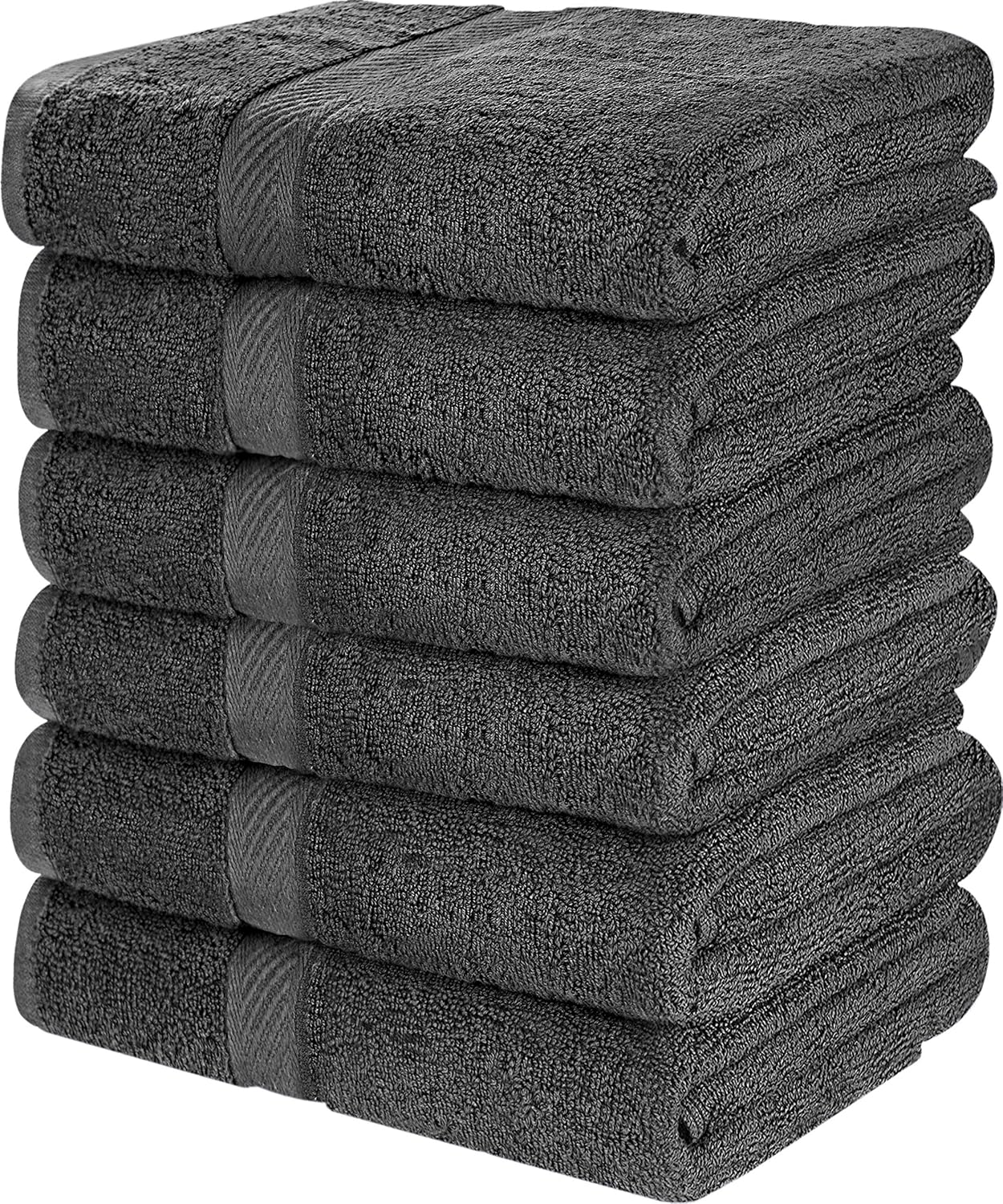 Utopia Towels Cotton Bath Towels, 6 Pack, (24 x 48 Inches