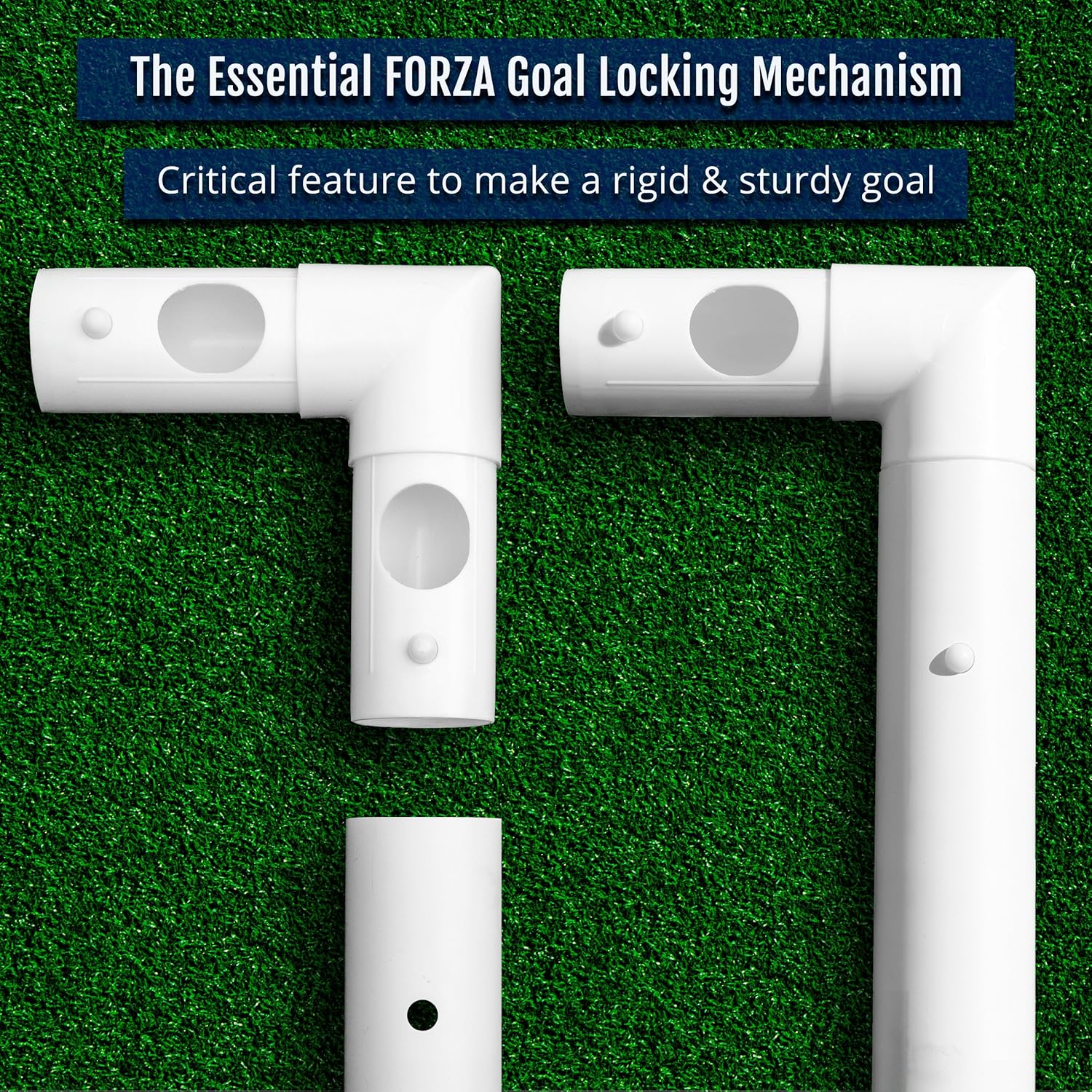 Net World Sports Forza Backyard Soccer Goals [6 Sizes] – Premium Weatherproof PVC Home Soccer Goal Posts : Sports & Outdoors