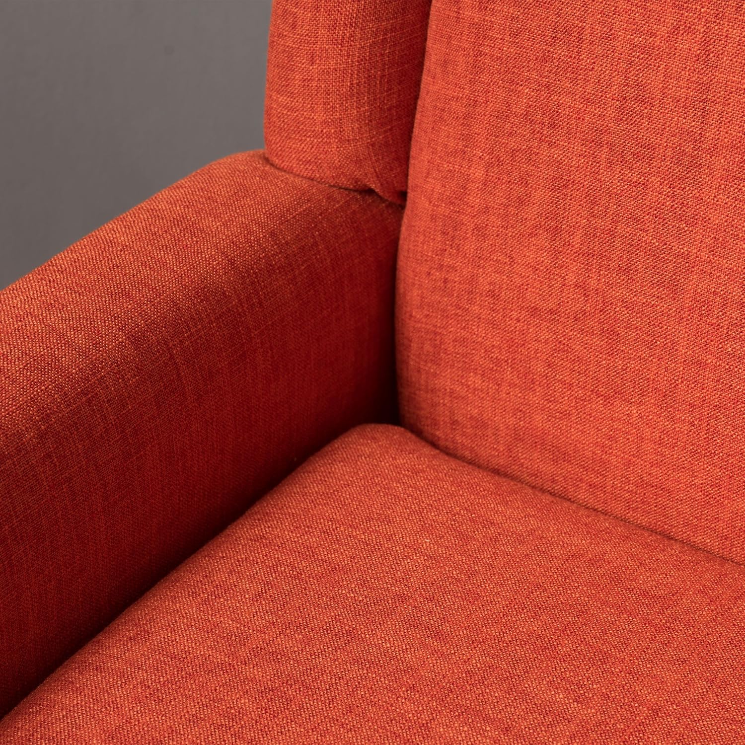 Christopher Knight Home Aurla Fabric Accent Chair, Muted Orange: Kitchen & Dining