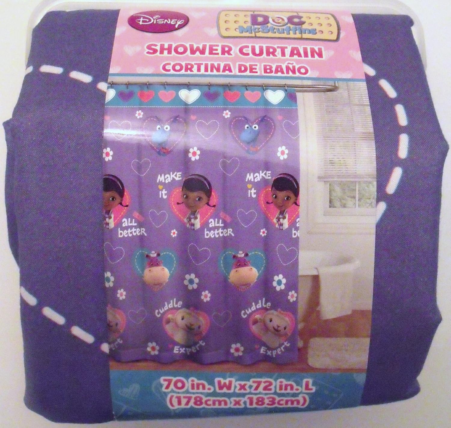 Amazon Com Disney Junior Doc Mcstuffins Shower Curtain 70 X 72