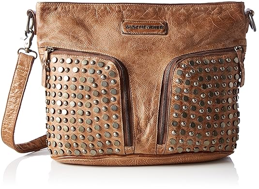 Taschendieb Damen Td0111ol Umhängetasche, Braun, 15 x 28 x 39 cm