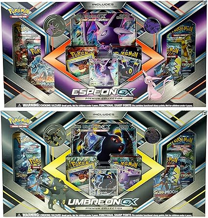Pokemon Trading Card Game Set Espeon Gx Premium Collection And Umbreon Gx Premium Collection