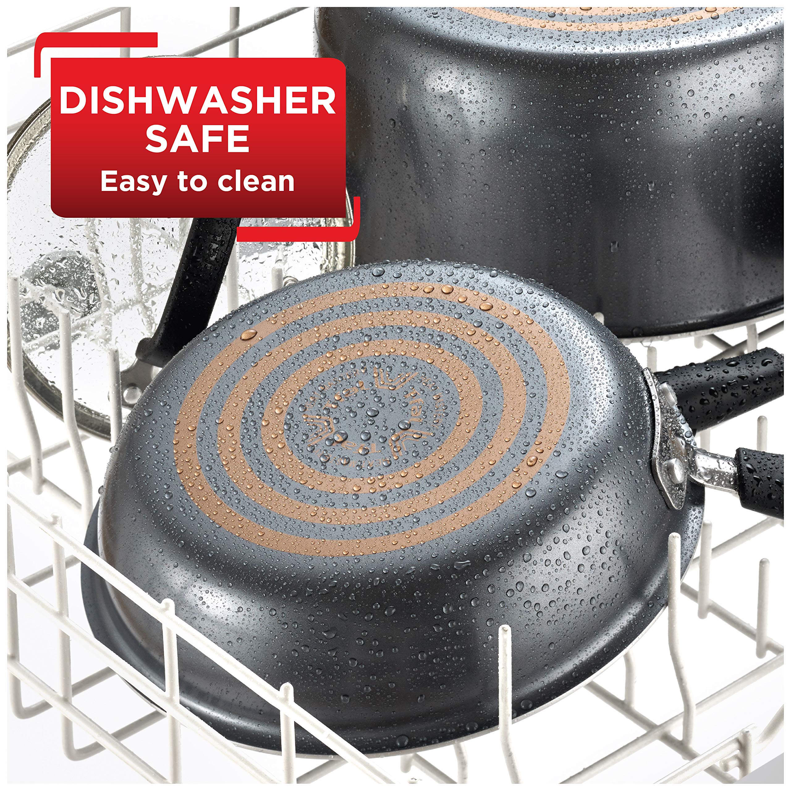 Tfal Signature Nonstick Fry Pan 8.5 Inch Oven Safe 350F Cookware, Pots