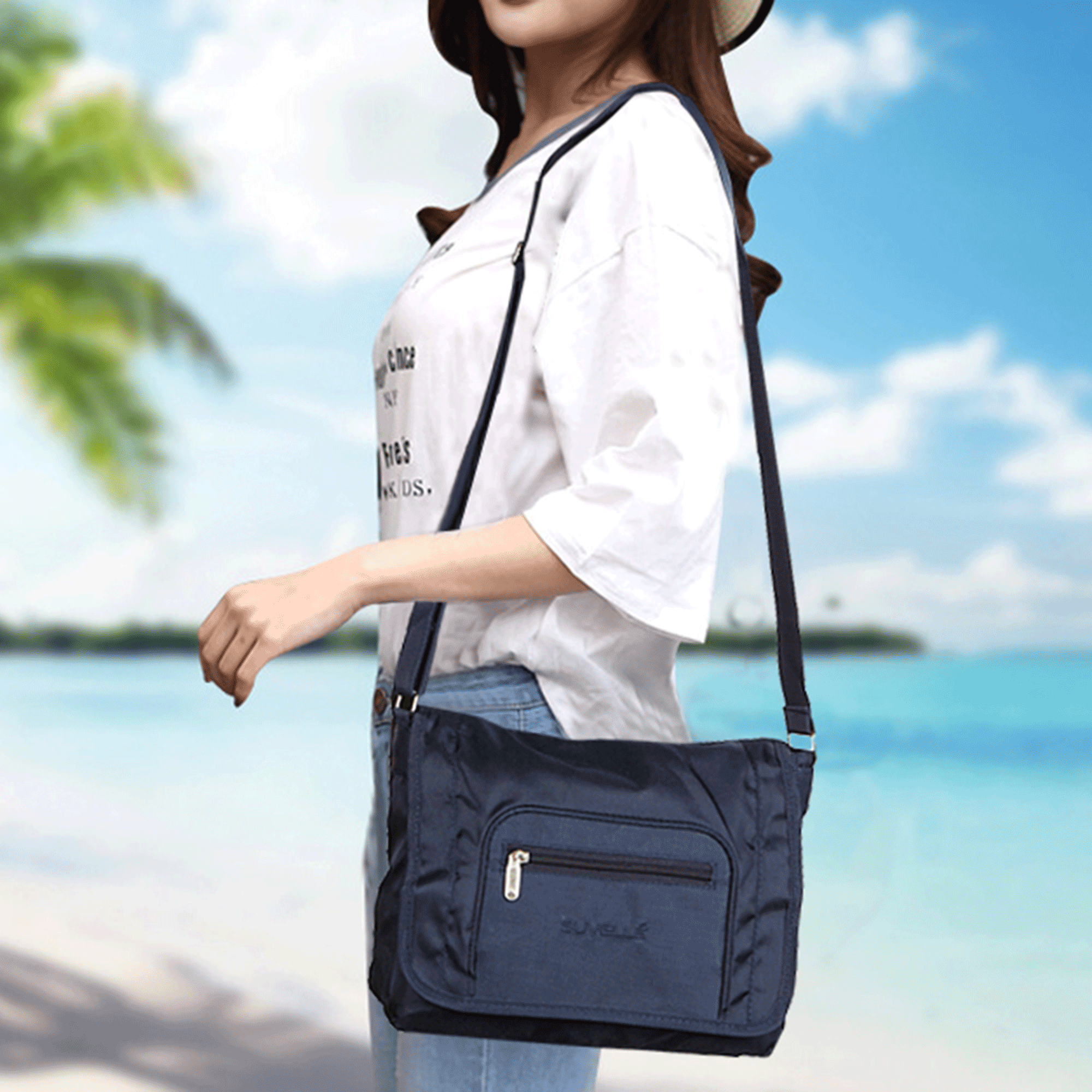 Crossbody-Bags-for-Women-Nylon-Lightweight-Travel-Purse-Multi-Pocket-Shoulder-Bag-Handbags