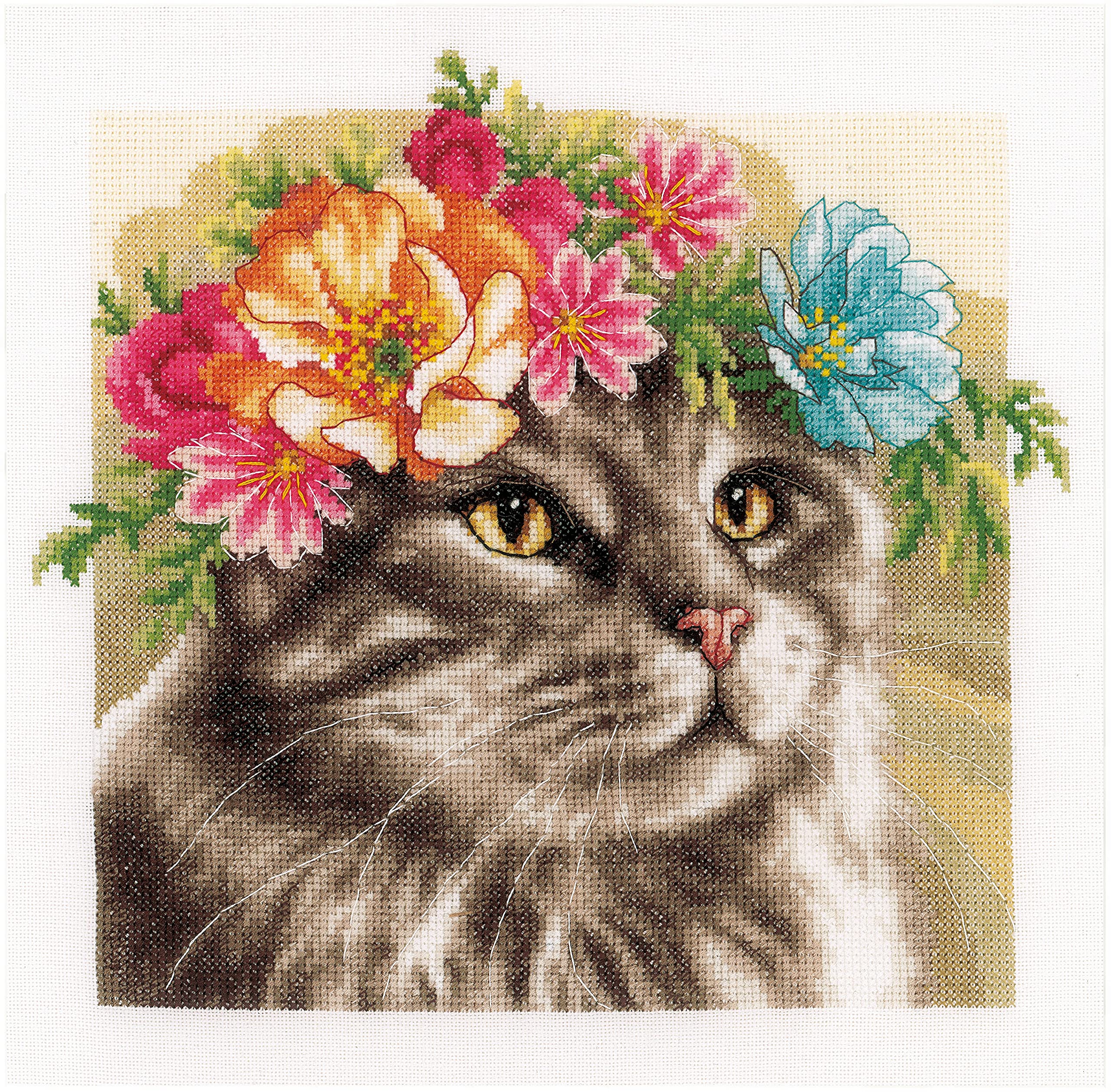 Unbekannt Lanarte PN-0189339 Counted Cross Stitch Kit, Cotton, Multi-Colour, 29 x 29 cm