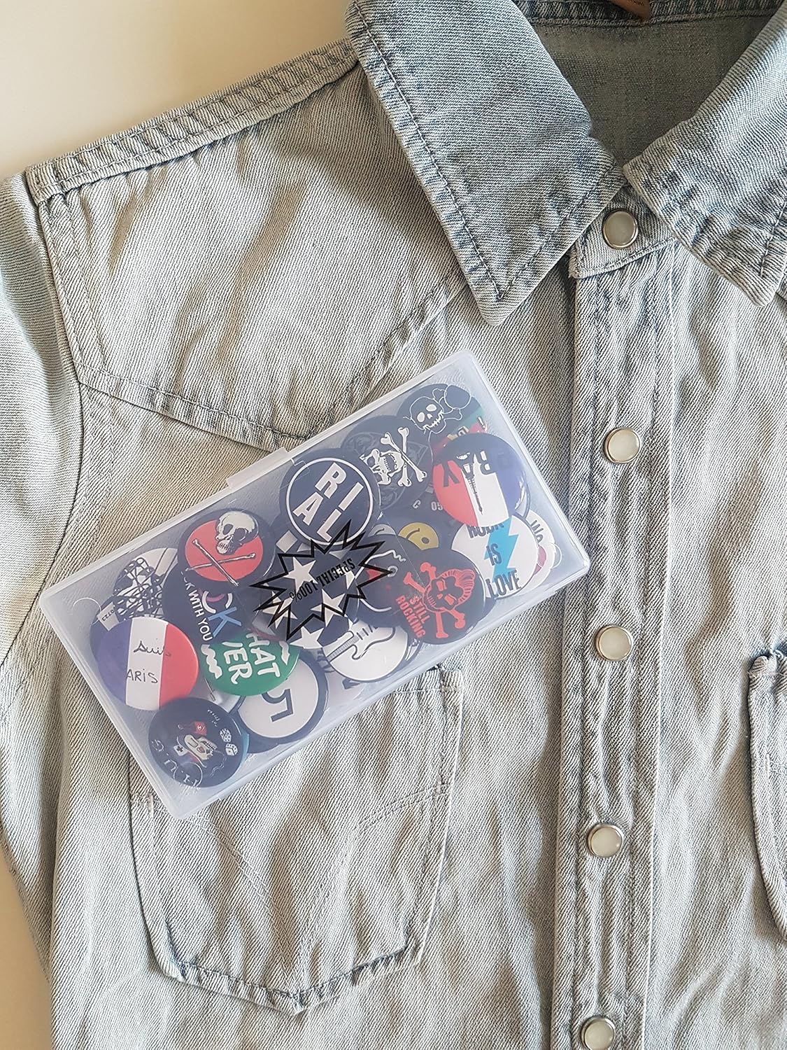 Huge Wholesale Set of 30Pc Cool Buttons Pins Badges 80's Punk Rock Hardcore Skull Buttons pins Slogans Sayings pin,Lapel pin for Clothes/Bags/Backpack/Hats/Jeans and More.: Arts, Crafts & Sewing