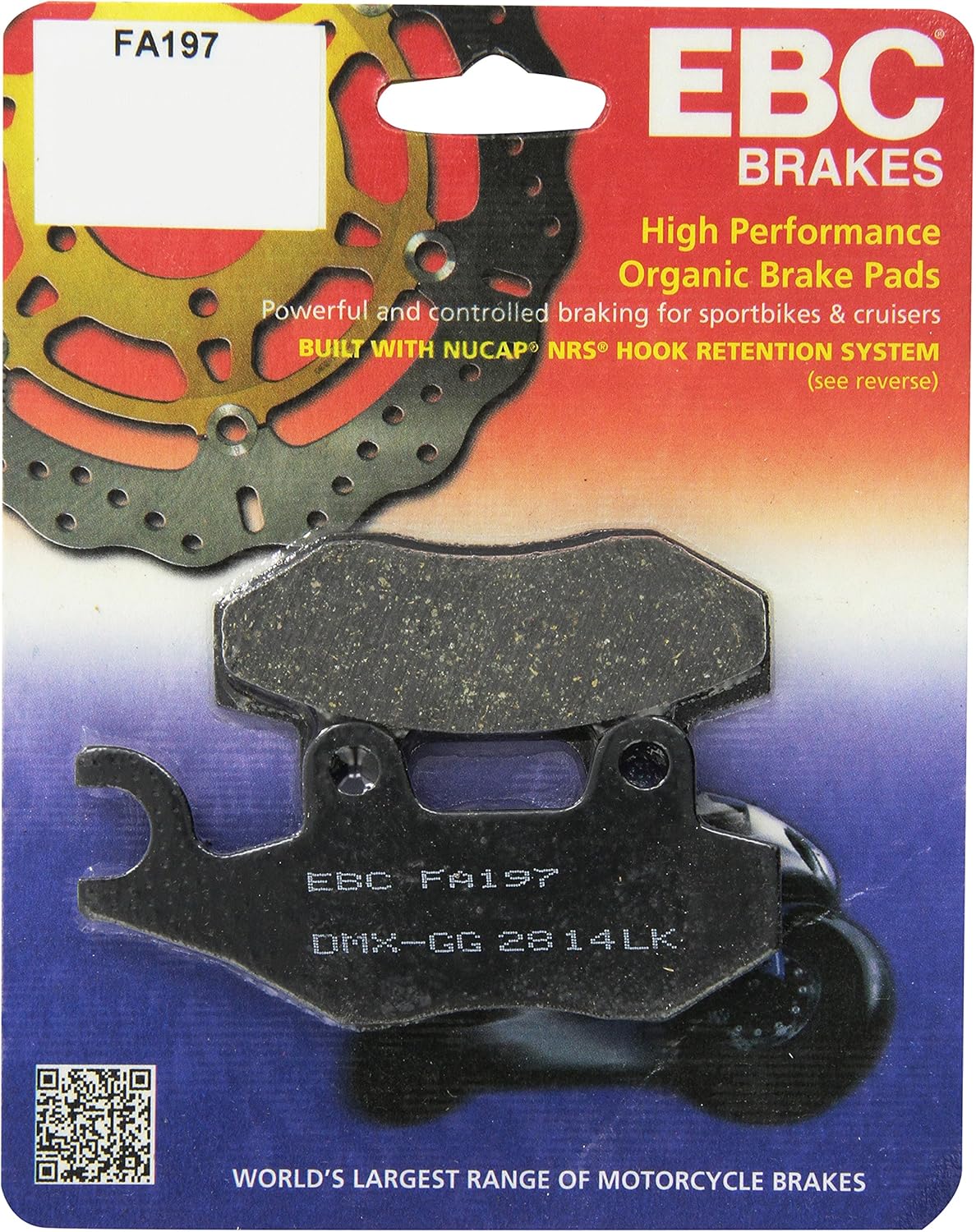 EBC Brakes FA197 Disc Brake Pad Set Automotive