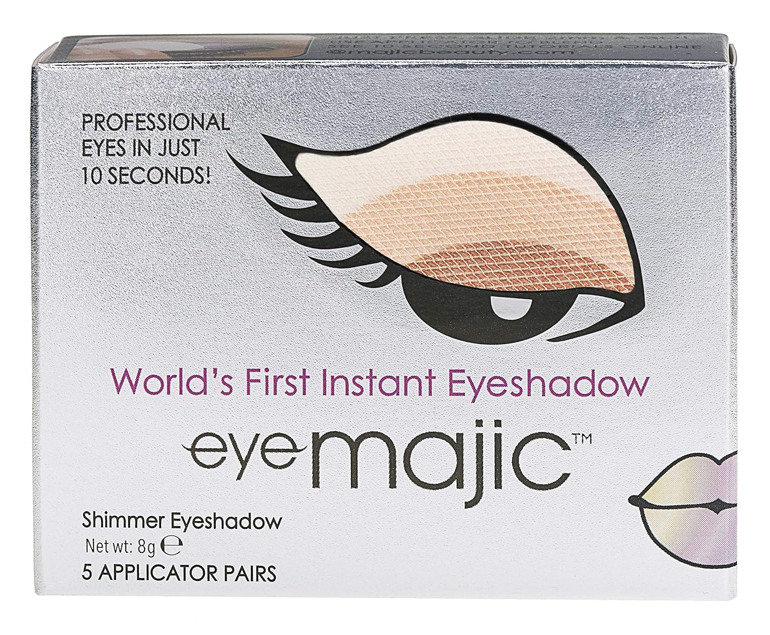 Eye Majic Instant Eyeshadow, 5 Pair Pack Easy Professional Makeup in