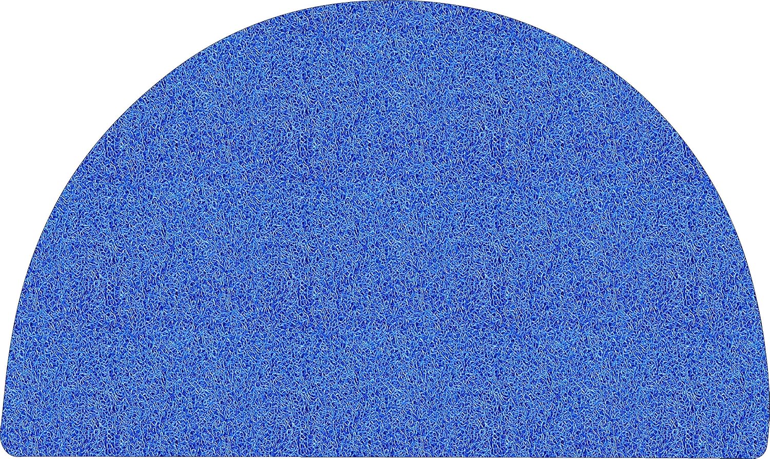 Nicoman Easy-Clean & Dirt-Trapper Barrier Half Circle Moon Doormat|Non-Shedding & Jet-Washable Outdoor Spaghetti Doormats (Blue - Image 3