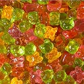 Sugar Free Gummi Bears, Sugar Free Candy, 3D Gummies, 1 Lb Bag | Assorted Fruit Flavors, Gummy Candy