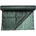 WindscreenSupplyCo] 60% 5'10'' x 100 FT Eyelets Shade Cloth Roll Sunblock Shade UV Resistant Net for Garden Greenhouse Flower Plant Patio Kennel, Green - PS6160GRN