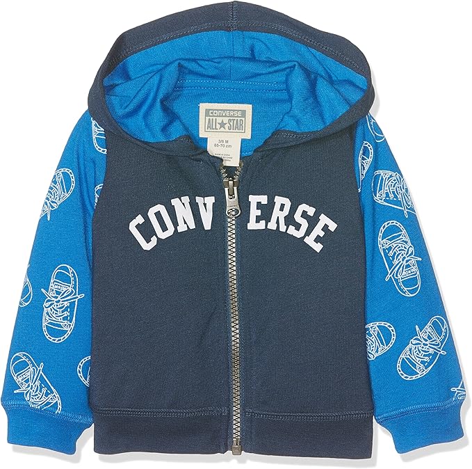 felpa converse zip cappuccio