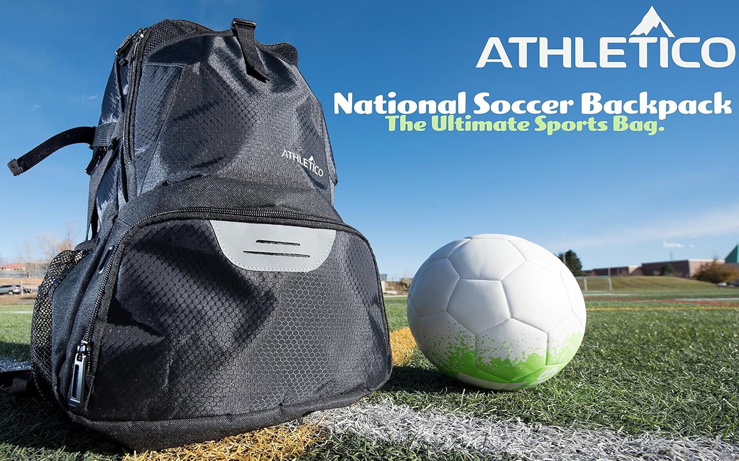 soccer bag with ball holder