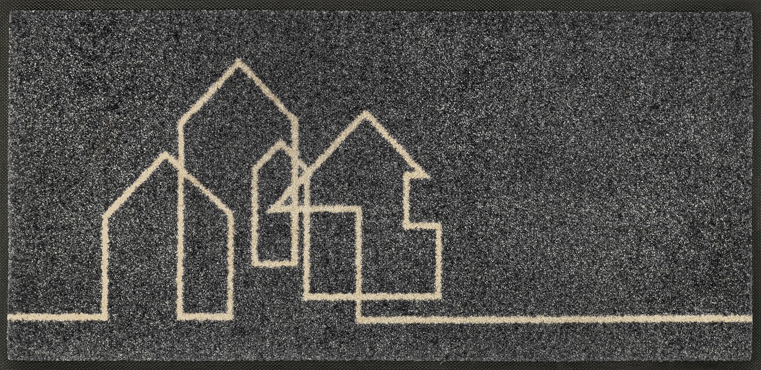 wash+dry doormat, Linestreet 35x75cm, inside and outside, washable