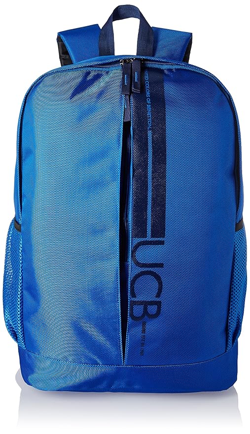 United Colors of Benetton 17 Ltrs Blue Casual Backpack(17A6BKPK0L17I)