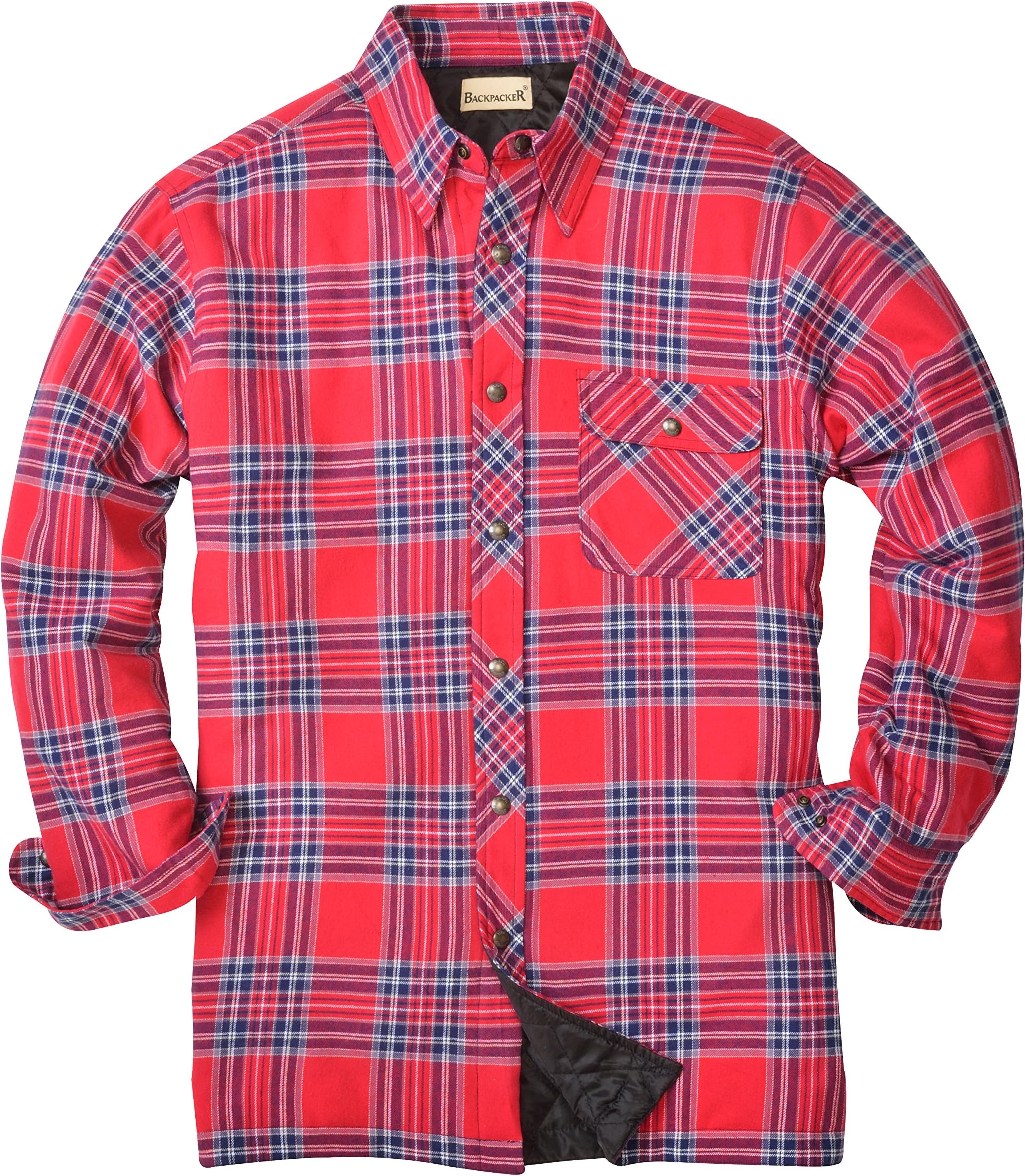 Men's Flannel/Quilt Lined Shirt Jacket
