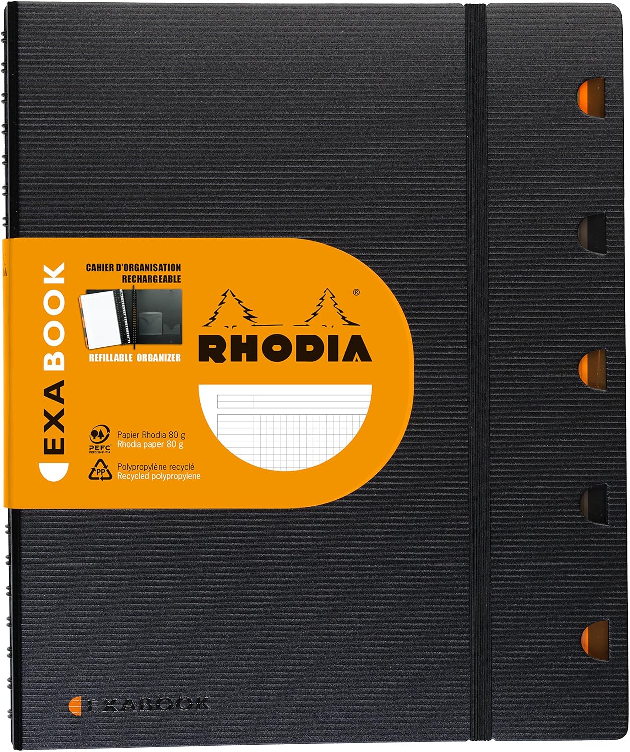 Rhodia Exabook, A4+, Square Ruling Black Amazon.co.uk Office Products
