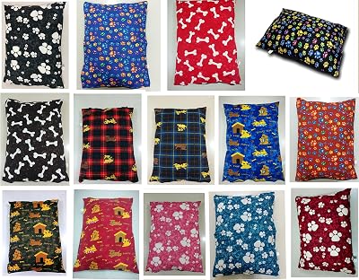 AmigoZone Large Dog Bed Cover Removable Washable Zipped Cushion Cover Assorted