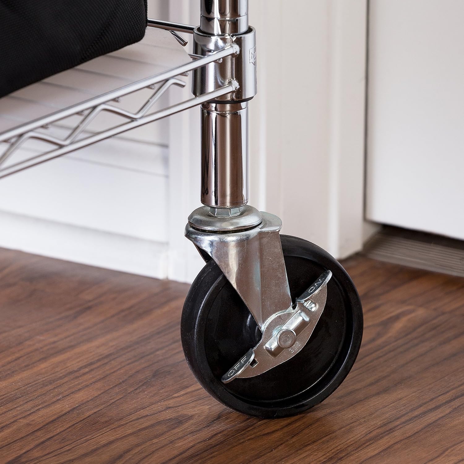 Honey-Can-Do 4-Inch Caster Roller Wheels for HCD Shelving Unit, Set of Four: Home Improvement