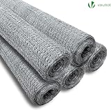 VOUNOT Galvanized Hexagonal Chicken Wire Mesh Roll 1m x 25m 25mm view 7