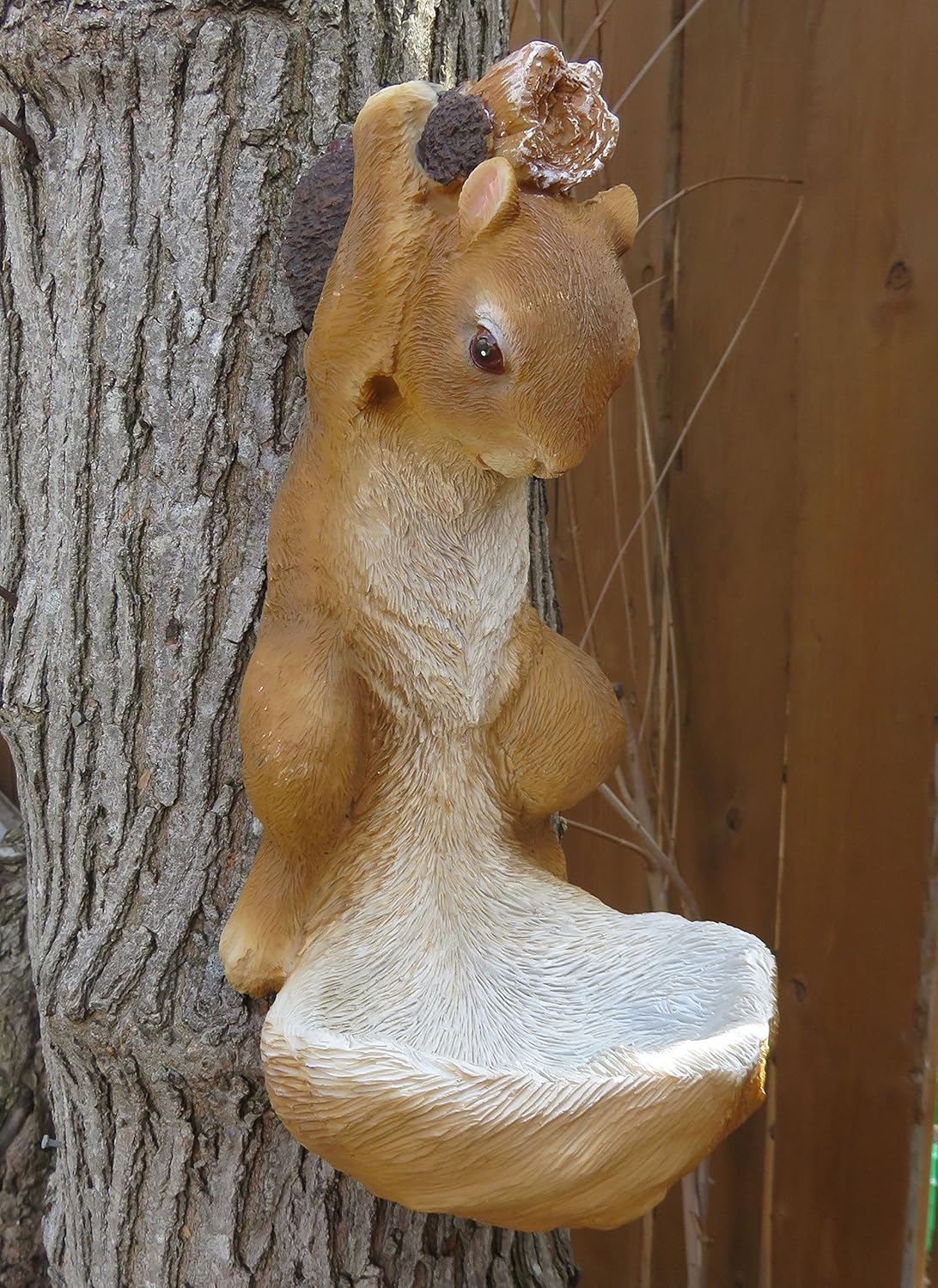Amazon Com Chosentreasures4you Squirrel Tree Hugger Bird Feeder