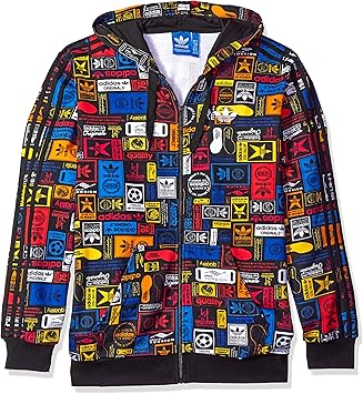 adidas originals street graphic full zip hoodie