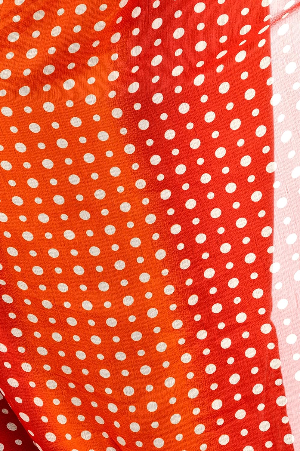 weavers villa&reg; printed faux chiffon dupattas polka design women's dupatta , scarf, stole