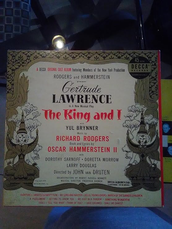  1951 45 RPM Box Set 6 Records Rodgers and Hammerstein Gertrude