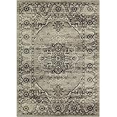Maples Rugs Lexington Farmhouse Area Rugs – Made in USA – Washable, Non Slip Indoor Carpet for Entryway, Foyer, Kitchen, and 