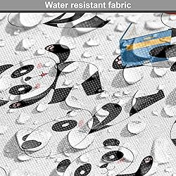 Ambesonne Animals Fabric by The Yard, Cartoon