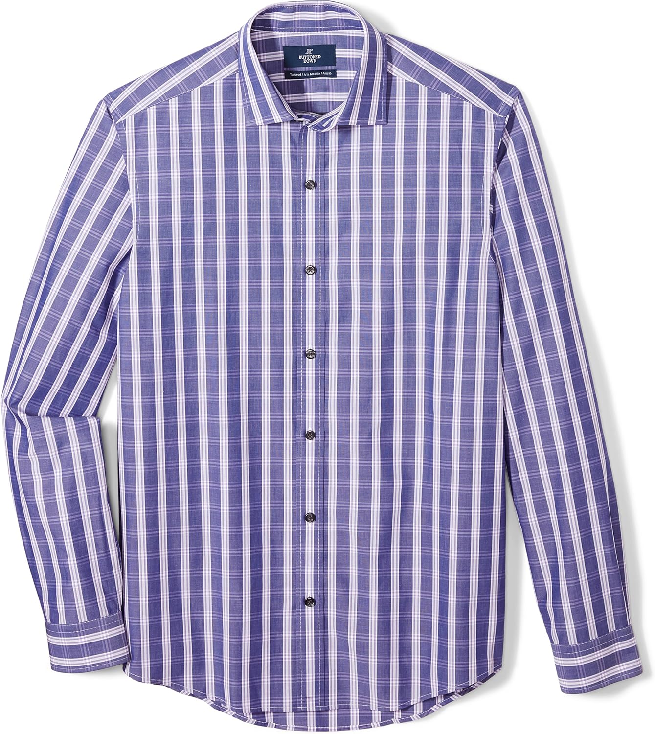 Buttoned Down Men's Tailored Fit Supima Cotton Sport Shirt: Clothing