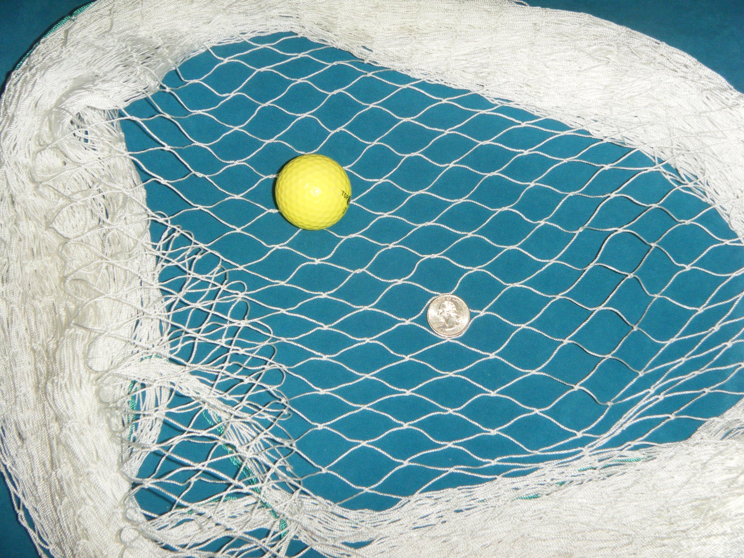 Golf Net, Lacrosse, Street Hockey Netting and Sports Nets. 12' ft High. Choose Your Length, Sports Netting Replacement Nylon Barrier Net (Lacrosse and Soccer/Multi-Sport)