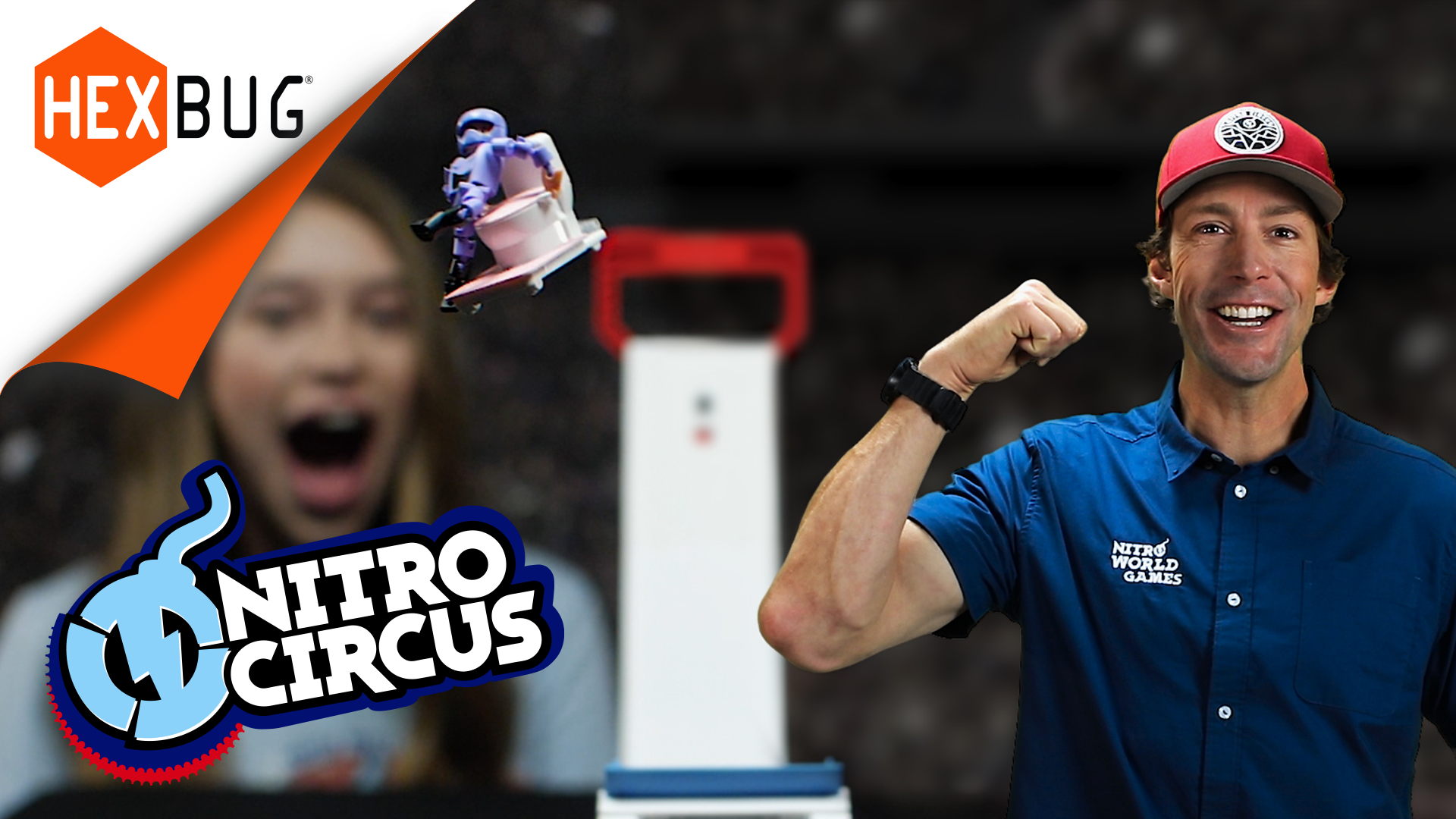 Amazon.com: HEXBUG Nitro Circus Hairy Jerry : Toys & Games