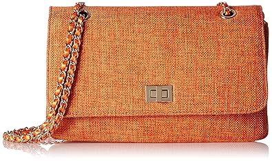 Caprese Frauline Womens Satchel (Orange)