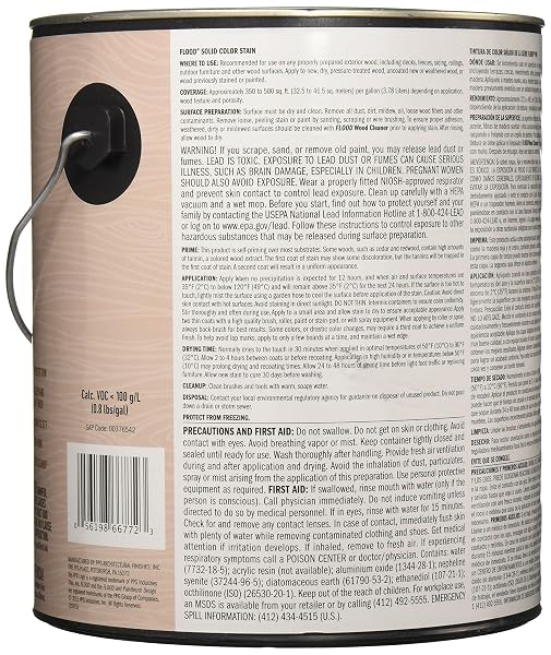 FLOOD/PPG ARCHITECTURAL FIN FLD822-01 PRO DEEP BASE STAIN, 1 GALLON