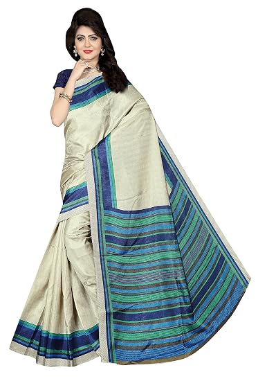 Winza Designer Womens Manipuri Silk Saree with Blouse (MN-11009)