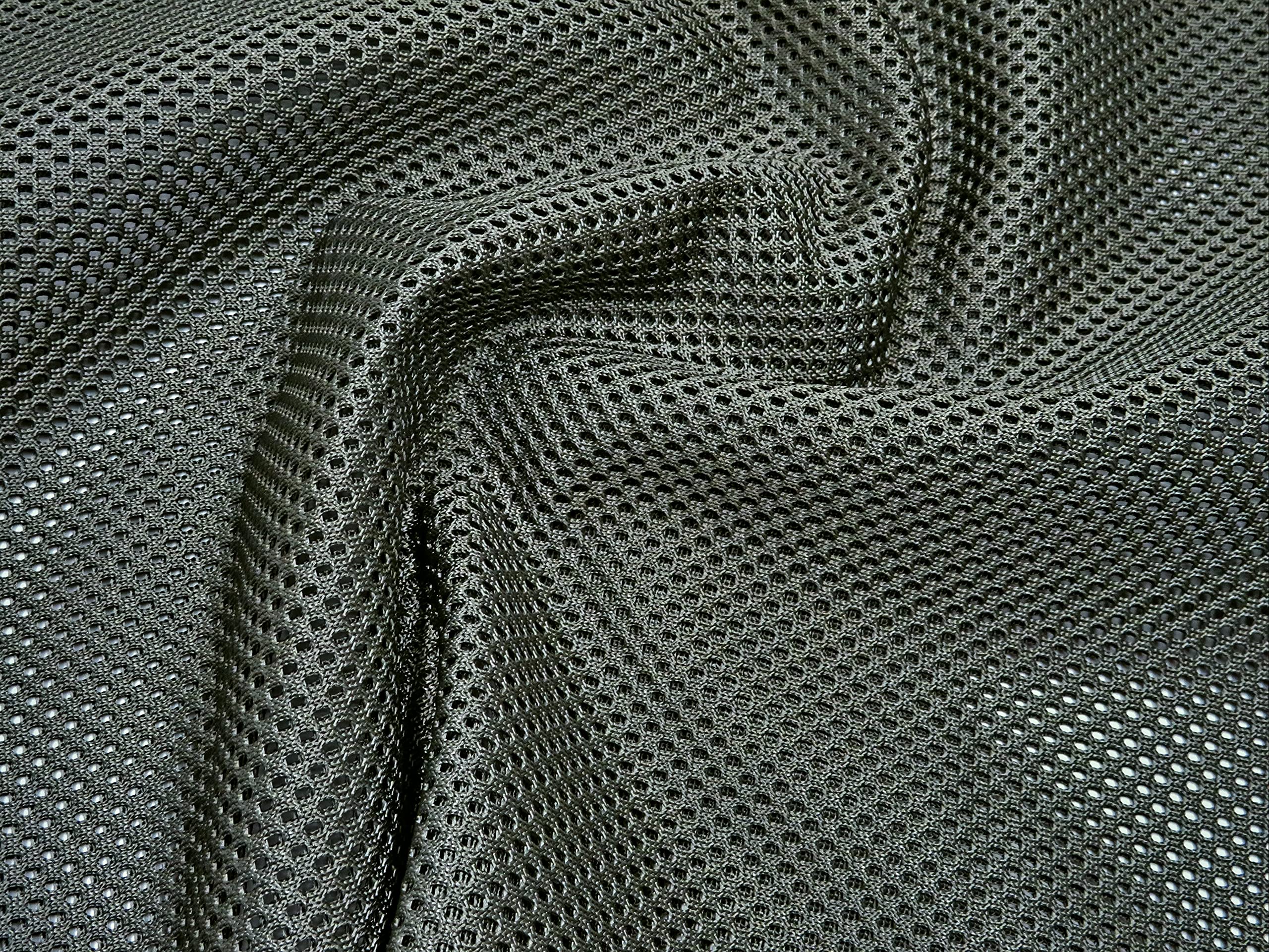 Steel Heavy Duty Mesh Fabric by The Metre Fish-net Material for Upholstery Outdoor Use Garden Chairs Swings W150CM, 1 Metre