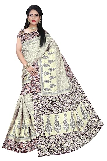 Winza Designer Womens Manipuri Silk Saree with Blouse (MN-11008)