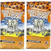 Raven's Brew Coffee High Caffeine Coffee Dark Roast Whole Bean – Three Peckered Billy Goat 2-pack of 12oz