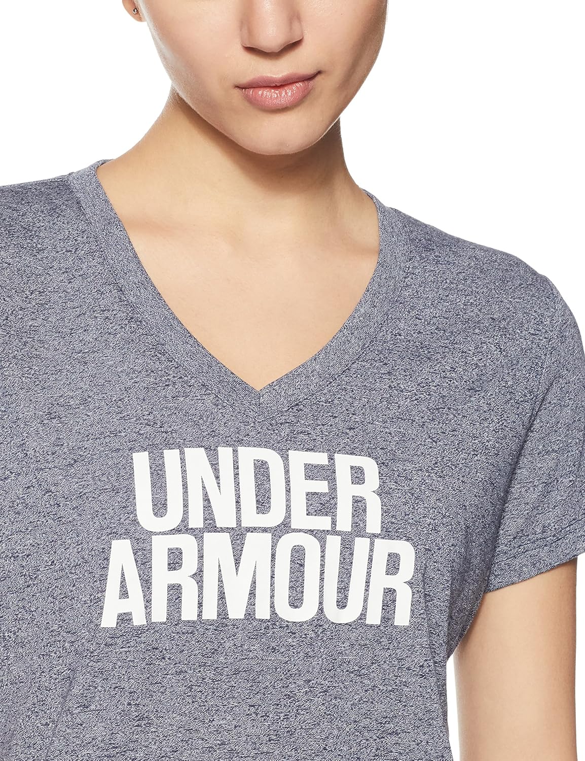 under armour threadborne train wood mark women's sports t-shirt