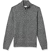 Amazon Essentials Men's Long-Sleeve Soft Touch Quarter-Zip Sweater