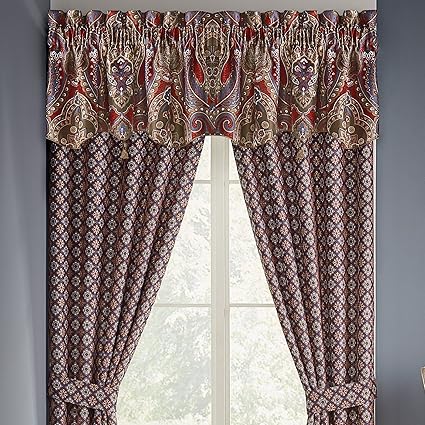 Croscill Margaux Coordinating Window Treatment, 54 x 19, Multicolor